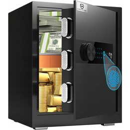 Cofre eletrónico Extralink Lockstar com código e impressão digital X-45X