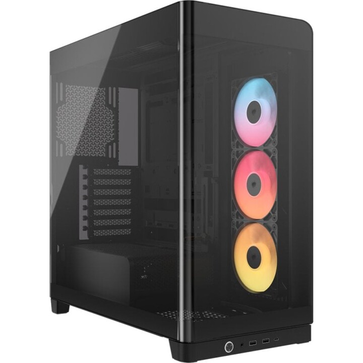 Torre PC Torre Corsair 4500X RS-R ARGB Cristal Templado Midi Tower Negro USB 3.2 ATX 3x120mm