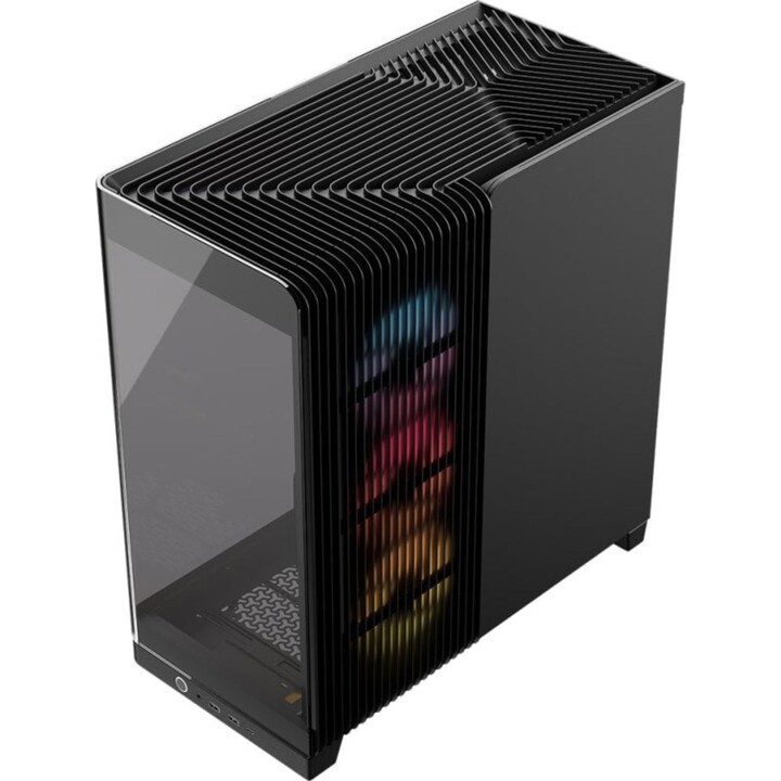 Torre PC Torre Corsair 4500X RS-R ARGB Cristal Templado Midi Tower Negro USB 3.2 ATX 3x120mm