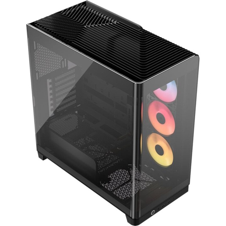 Torre PC Torre Corsair 4500X RS-R ARGB Cristal Templado Midi Tower Negro USB 3.2 ATX 3x120mm