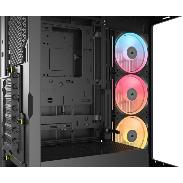 Corsair 4500X LX-R RGB ATX Mid Tower Carcasa para pc cristal templado, 2 conectores de 140 mm