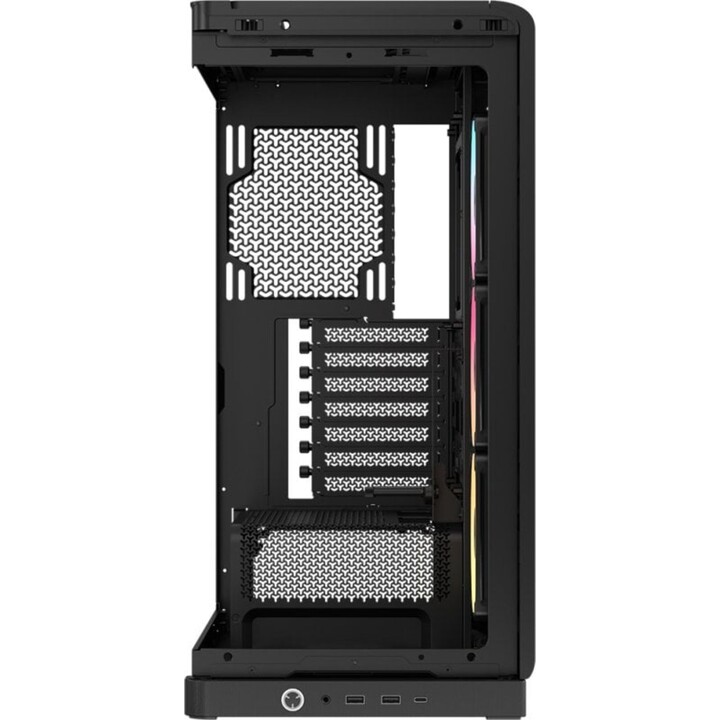 Corsair 4500X LX-R RGB ATX Mid Tower Carcasa para pc cristal templado, 2 conectores de 140 mm