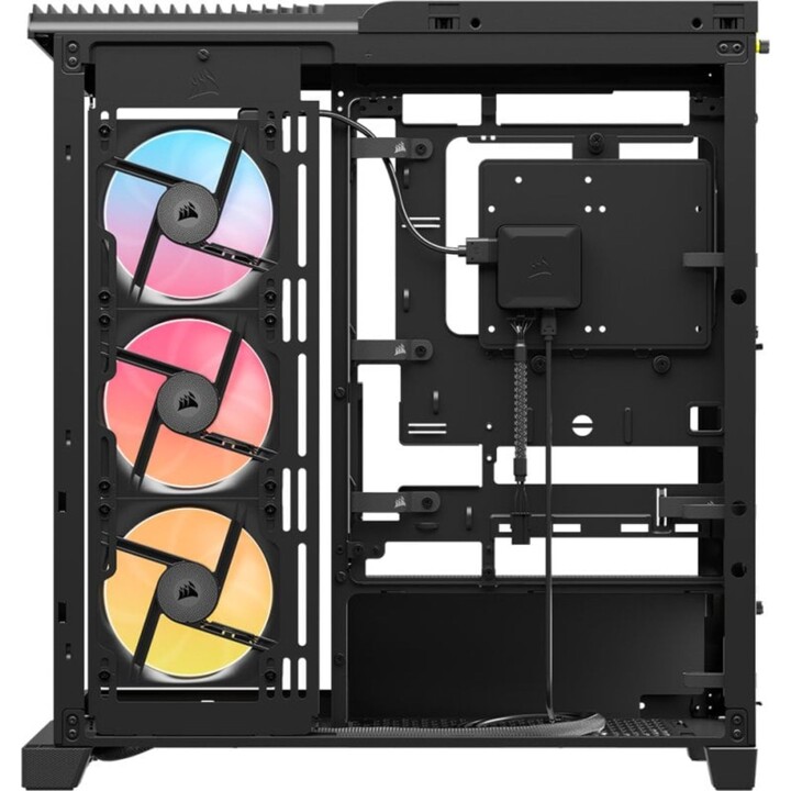 Corsair 4500X LX-R RGB ATX Mid Tower Carcasa para pc cristal templado, 2 conectores de 140 mm