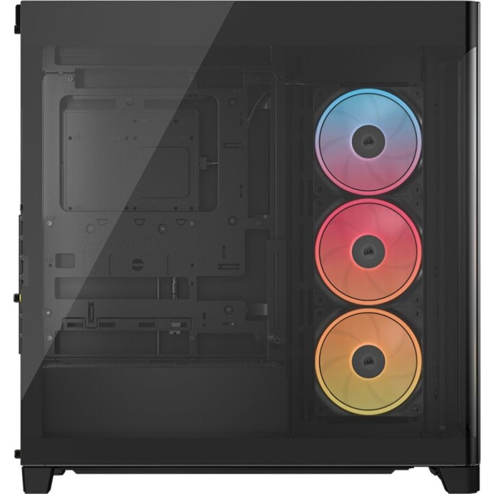 Corsair 4500X LX-R RGB ATX Mid Tower Carcasa para pc cristal templado, 2 conectores de 140 mm