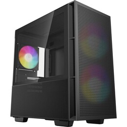Tour PC DeepCool CH360 avec verre trempé et USB 3.2 - Noir