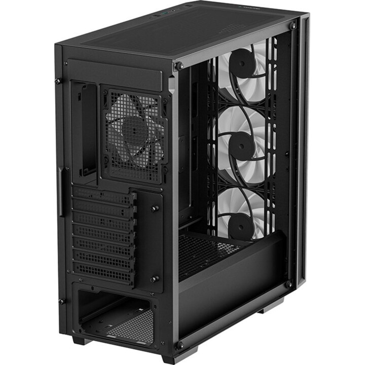 Gabinete torre média Deepcool Matrexx 55, sintético ABS, filtro de poeira SPCC, preto