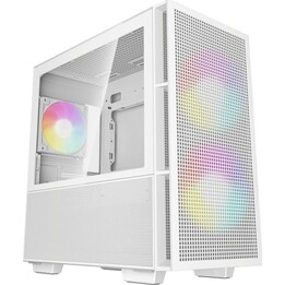 DeepCool CH360 PC Tower, vetro temperato, USB 3.2, bianco