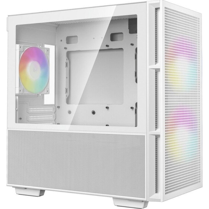 DeepCool CH360 PC Tower, vetro temperato, USB 3.2, bianco