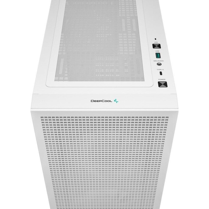 DeepCool CH360 PC Tower, vetro temperato, USB 3.2, bianco
