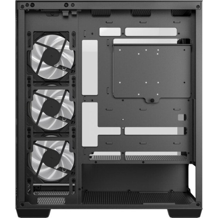 Torre PC Caja DeepCool CG580 4F Negra ATX Vidrio Templado 4 Ventiladores RGB