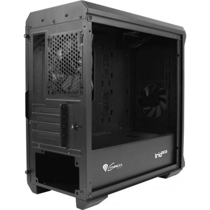 Genesis Irid 503 PC-Tower mit gehärtetem Glas und USB 3.0