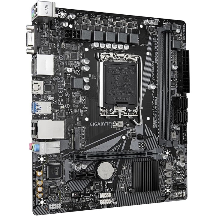 Gigabyte h610m s2h v3 scheda ddr4 (rev. 1.0) intel1700 2ddr4 hdmi pcie4.0 4sata3 usb3.2 matx