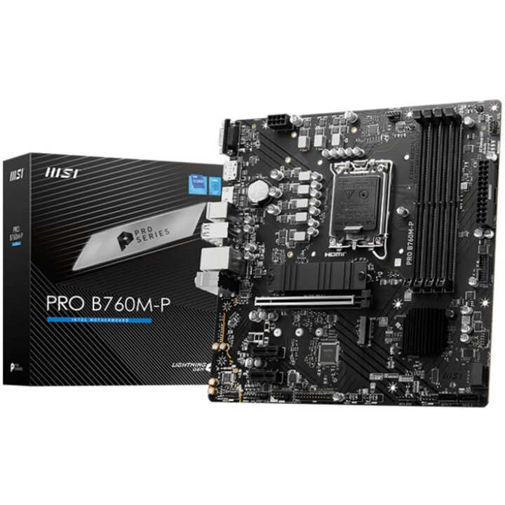 Scheda madre Intel MSI PRO B760M-P DDR4 LGA 1700