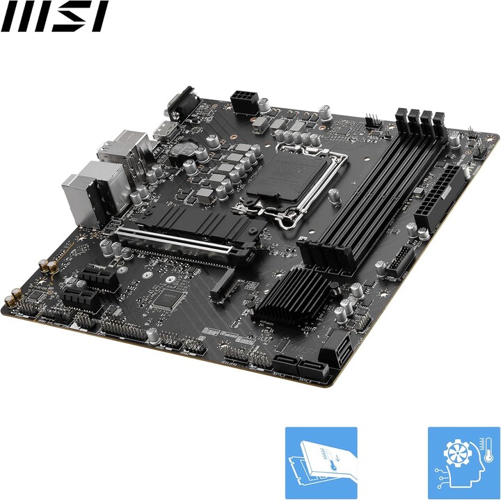 Scheda madre Intel MSI PRO B760M-P DDR4 LGA 1700