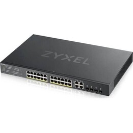 Conmutador PoE Gigabit de 24 puertos Zyxel (GS1920-24HPV2), negro