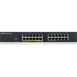 Zyxel GS1915-24EP Gestionado L2 Gigabit Ethernet (10/100/1000) Energía sobre Ethernet (PoE) 1U Negro