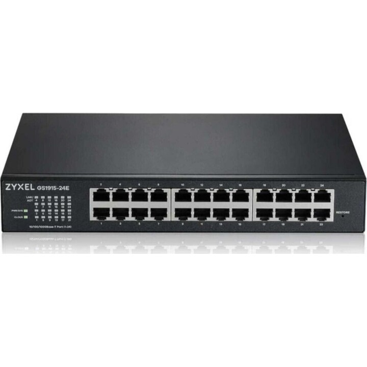 Zyxel GS1915-24E Managed L2 Gigabit Ethernet (10/100/1000) 1U Schwarz