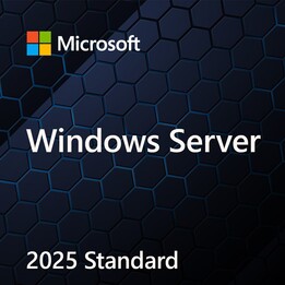 Microsoft Windows Server Standard 2025 64 bits PL DVD 16 núcleos OEM