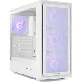 PC Tower NOX Hummer AERO Boîtier Semi-Tour Blanc ARGB ATX/M-ATX/ITX Verre Trempé 4x140mm ARGB PWM/USB-C