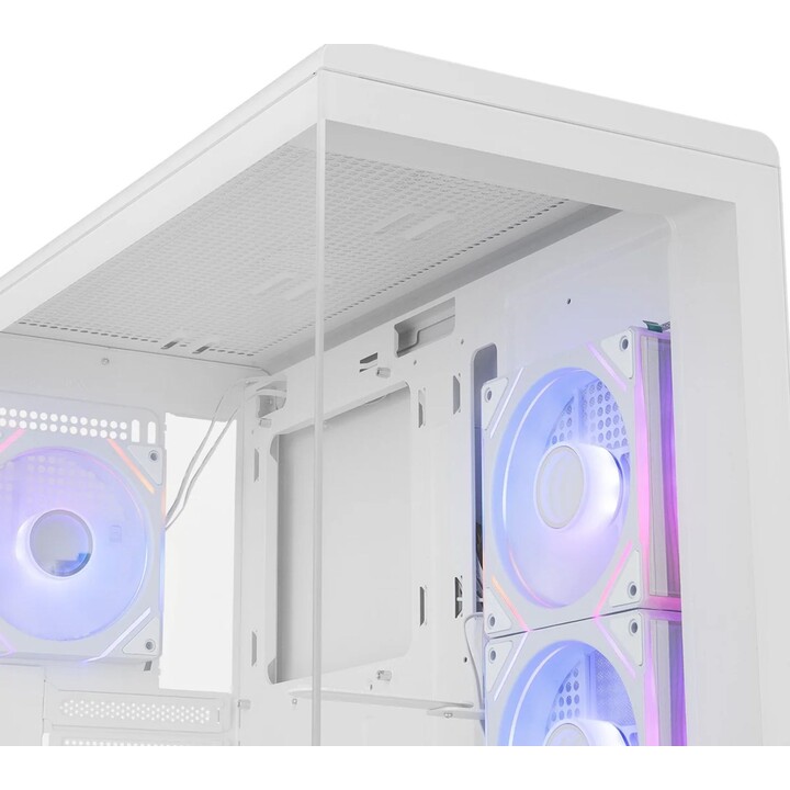 Nox Frameless Hummer Signal ARGB White USB Type-C Mid-Tower Case