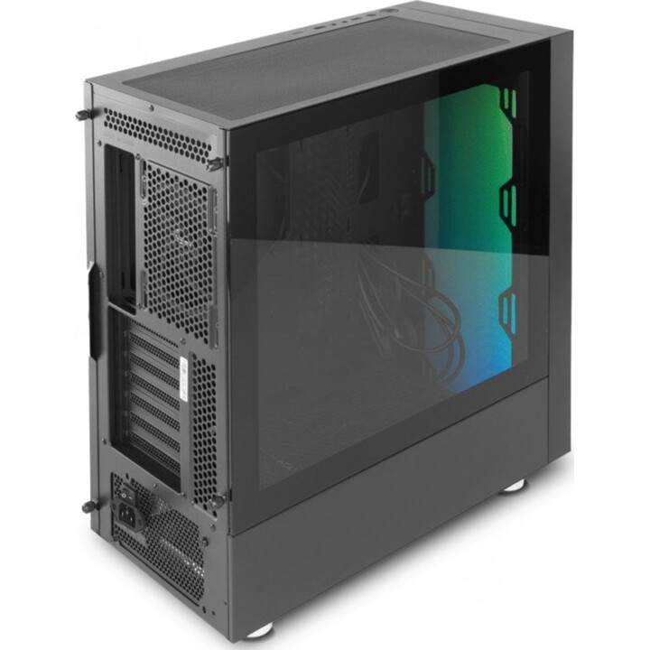 Nox Hummer Blaster PC Tower Vetro temperato USB 3.0 ARGB Nero