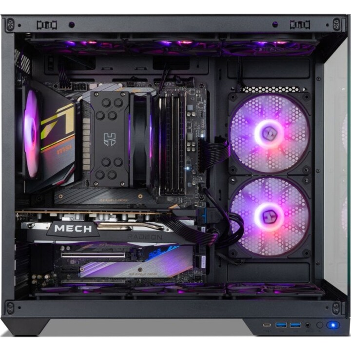 Torre PC NOX Hummer ASTRA NEO Semitorre ATX Doble Cristal Templado USB-C Negra
