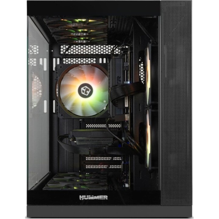 Torre PC NOX Hummer ASTRA NEO Semitorre ATX Doble Cristal Templado USB-C Negra