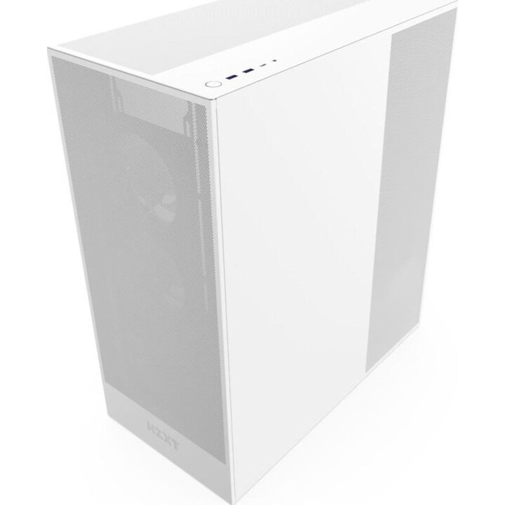 Tour PC NZXT H7 Flow RGB 2024, verre trempé, USB 3.2, blanc