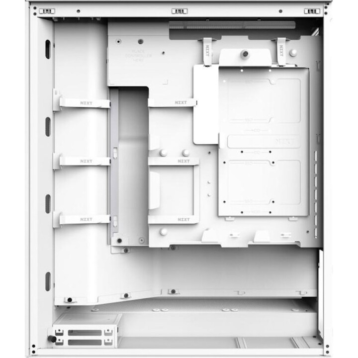 Tour PC NZXT H7 Flow RGB 2024, verre trempé, USB 3.2, blanc
