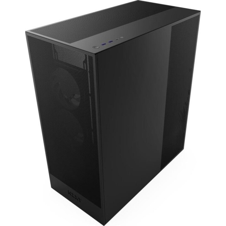 Torre PC NZXT H7 Flow 2024, vetro temperato, USB 3.2, nero