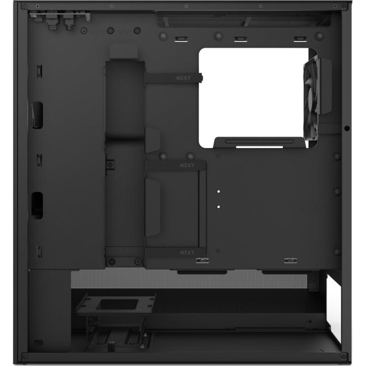 NZXT H5 Flow 2024 Midi Tower E-ATX Hartglas USB-C PC Tower Schwarz