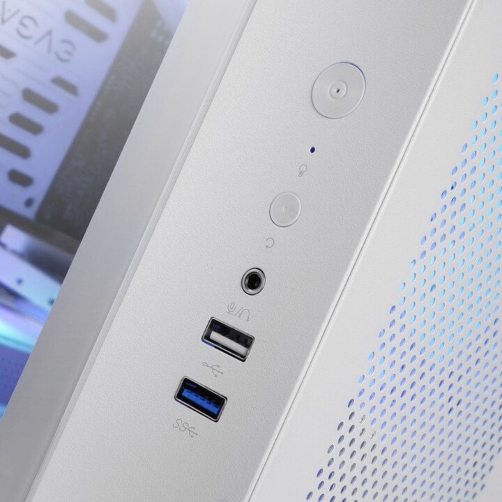 Mars Gaming MCV-ONE PC Tower ATX Case da gioco con doppio pannello laterale in vetro temperato e ventola posteriore FRGB da 12 c