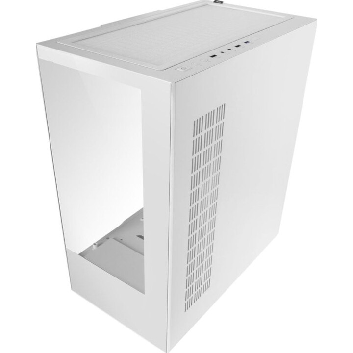 Mars Gaming MC-ULT Custom XXL E-ATX Boîtier de jeu avec double porte latérale en verre trempé, blanc