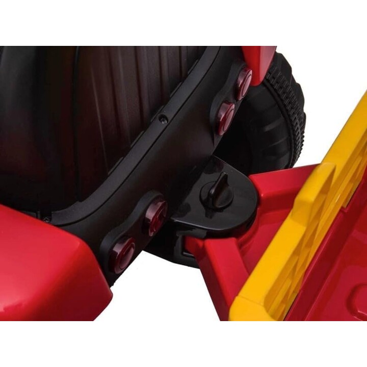 Tractor Ceres con remolque 12V Rojo - Coche eléctrico para niños