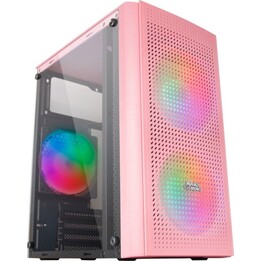 Torre PC Mars Gaming MC300 FRGB USB 3.0 Rosa iluminación RGB Fixed