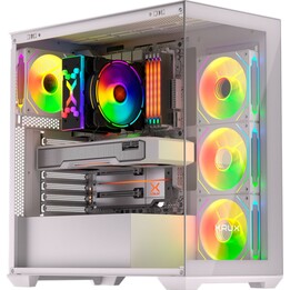 Carcasa para PC KRUX EXO (KRXD009) blanca Vidrio templado