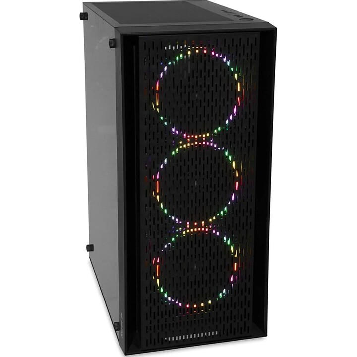 I-Box Cetus 903 PC Case with Side Window, Color Lighting, and Cable Management