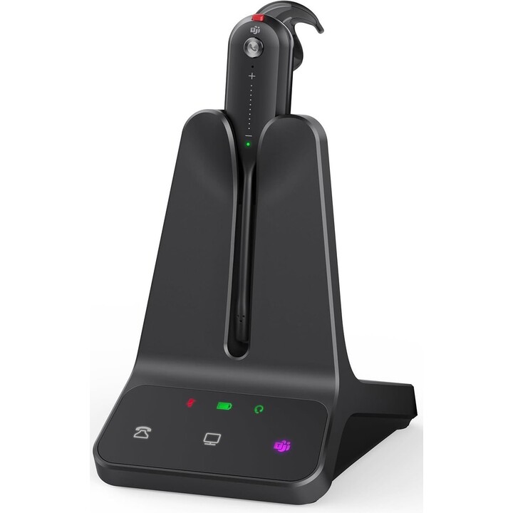 Yealink WH63 E2 DECT Wireless Headphones with Microphone, 2 Noise Cancelling Earphones (écouteurs à réduction de bruit)