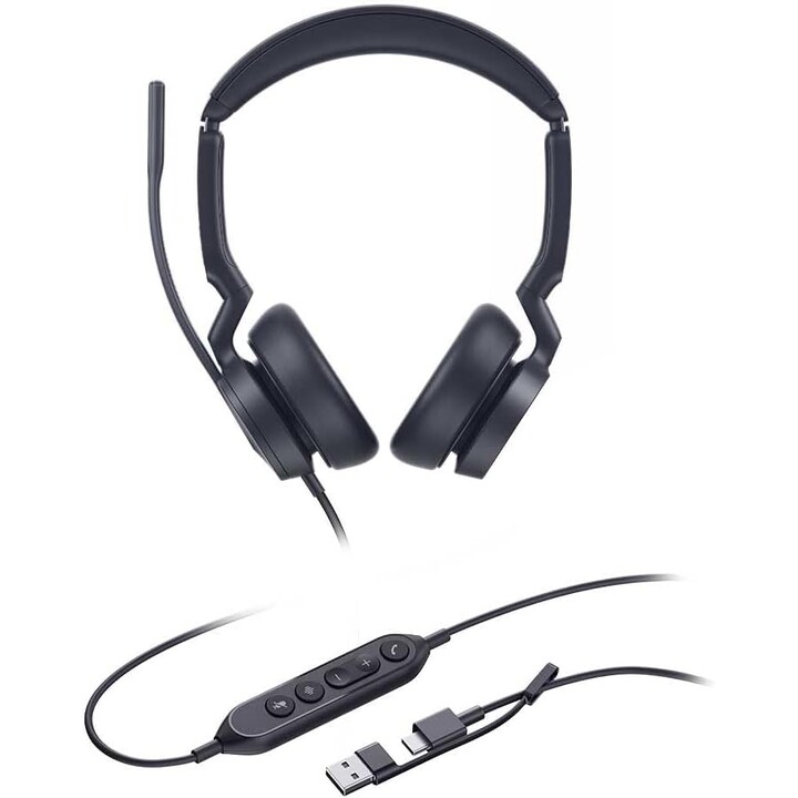 Yealink UH46 Dual Teams USB-C/A - Auriculares USB profesionales con cable - 1308182