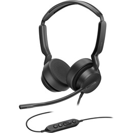 Yealink UH42 USB-A Headphones with Microphone for PC Computer, Wired Headset