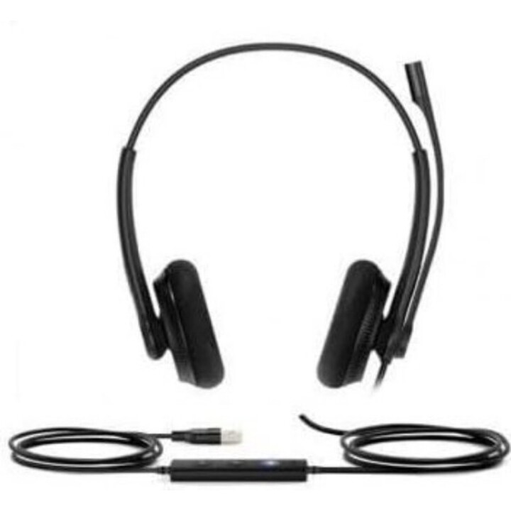 Yealink Telefonia UH34 Lite Dual UC - USB Headset, Noir