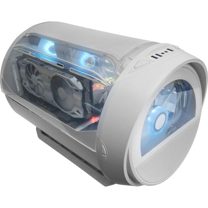 Microatx Mc-Cylon White Minitower Case Mars Gaming