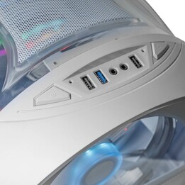 Microatx Mc-Cylon White Minitower Case Mars Gaming