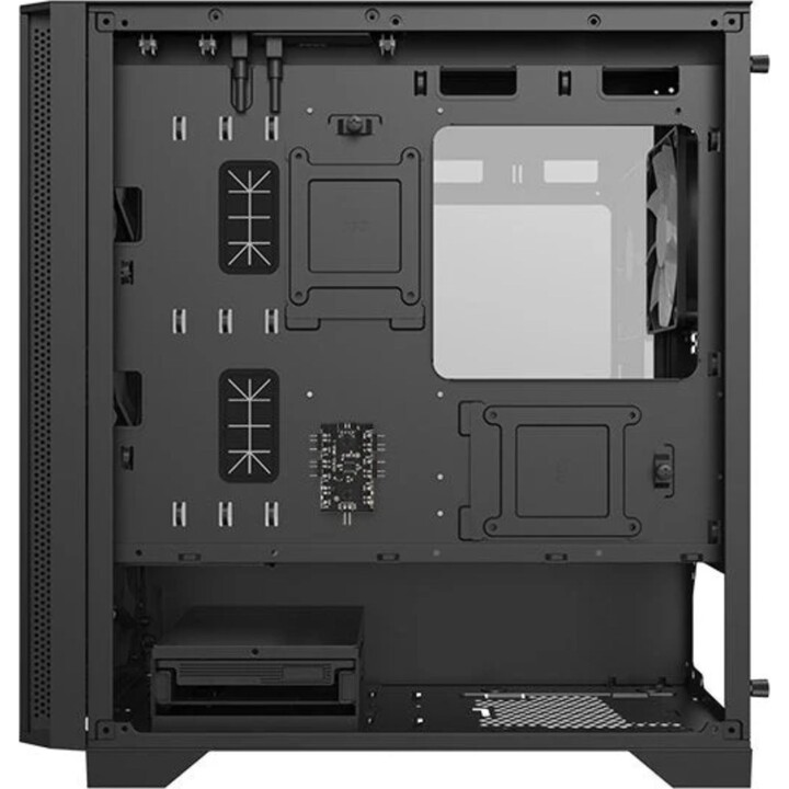 Caja Pc Montech Air100argbb Negro, filtro anti-polvo, gestión de cables