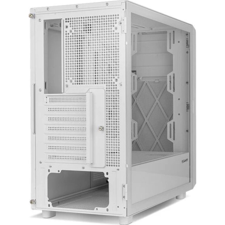 Caja Pc Nox Semitorre Hummer Bios pantalla LCD 8", Blanco
