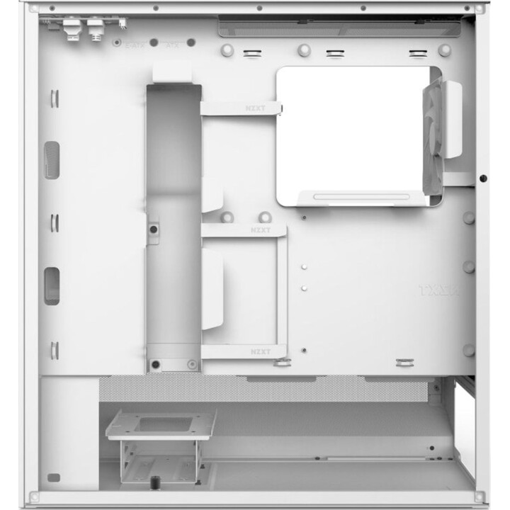 Torre PC NZXT H5 Flow 2024 Midi Tower E-ATX Cristal Templado USB-C Blanca