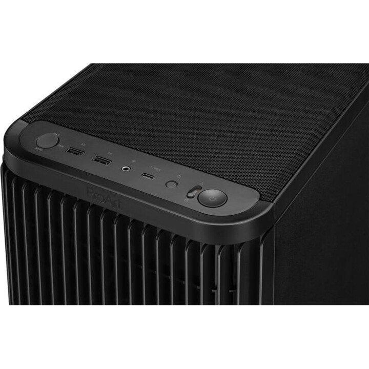 Case per computer tower Asus ProArt PA401 ATX con pannello a rete e flusso d'aria ottimizzato