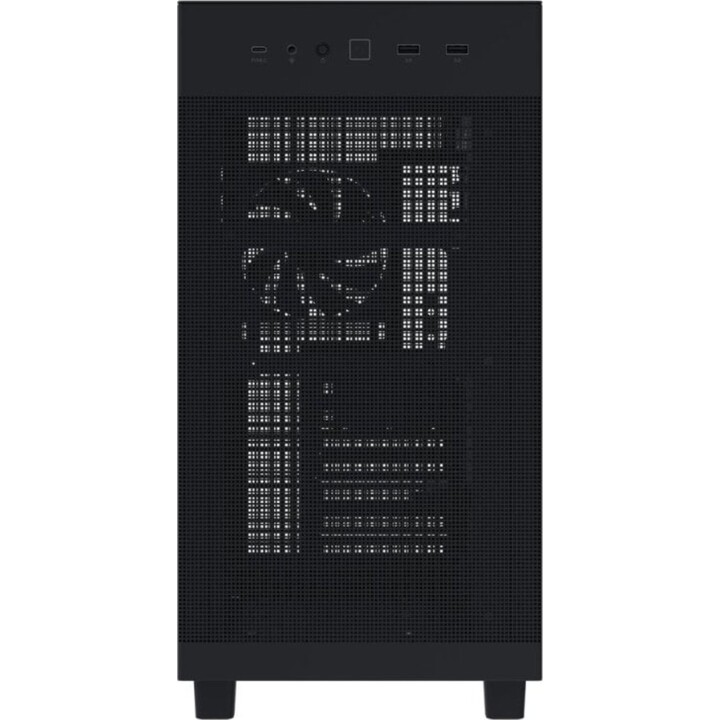 ASUS PRIME AP303 TG - Gabinete ATX com Vidro Temperado e USB-C, Preto