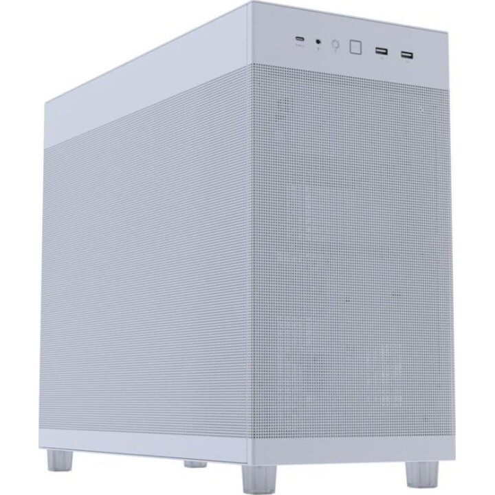 ASUS PRIME AP303 Mesh-Gaming-ATX-Gehäuse mit erweitertem Management – ​​Weiß