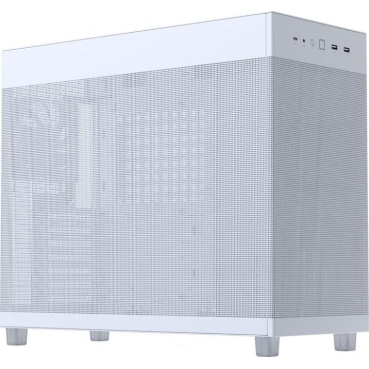 ASUS PRIME AP303 Mesh-Gaming-ATX-Gehäuse mit erweitertem Management – ​​Weiß